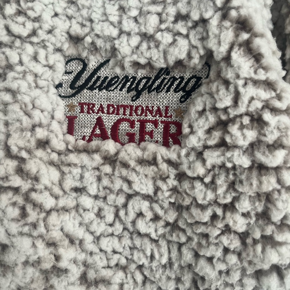 Yuengling Lager Cream Sherpa Pullover - Picture 2 of 5